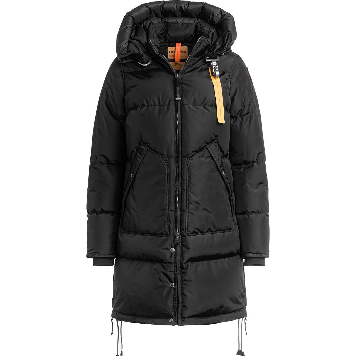 Image of Parajumpers Long Bear Hooded Down Jacket - Women's Black, XL