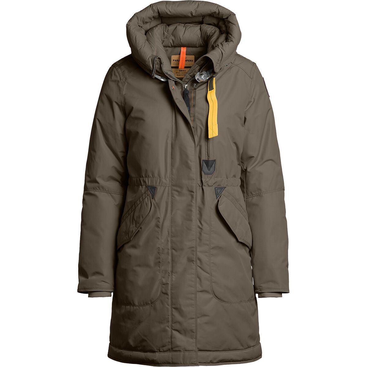 Image of Parajumpers Tank Hooded Down Jacket - Women's Taggia Olive, S