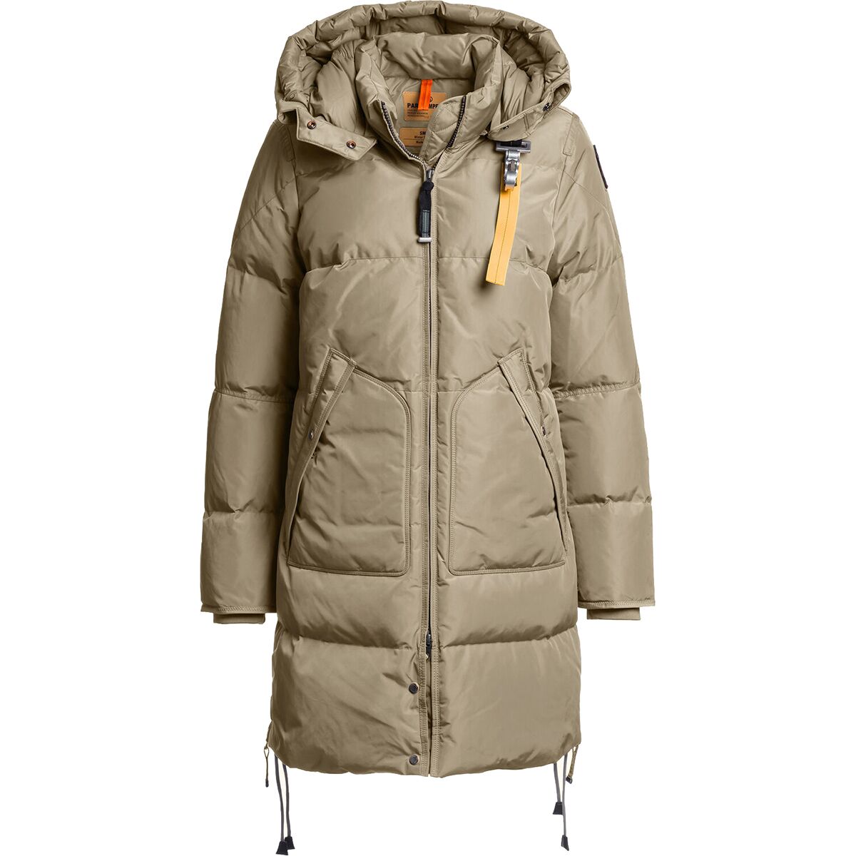 Image of Parajumpers Long Bear Hooded Down Coat - Women's Atmosphere, S