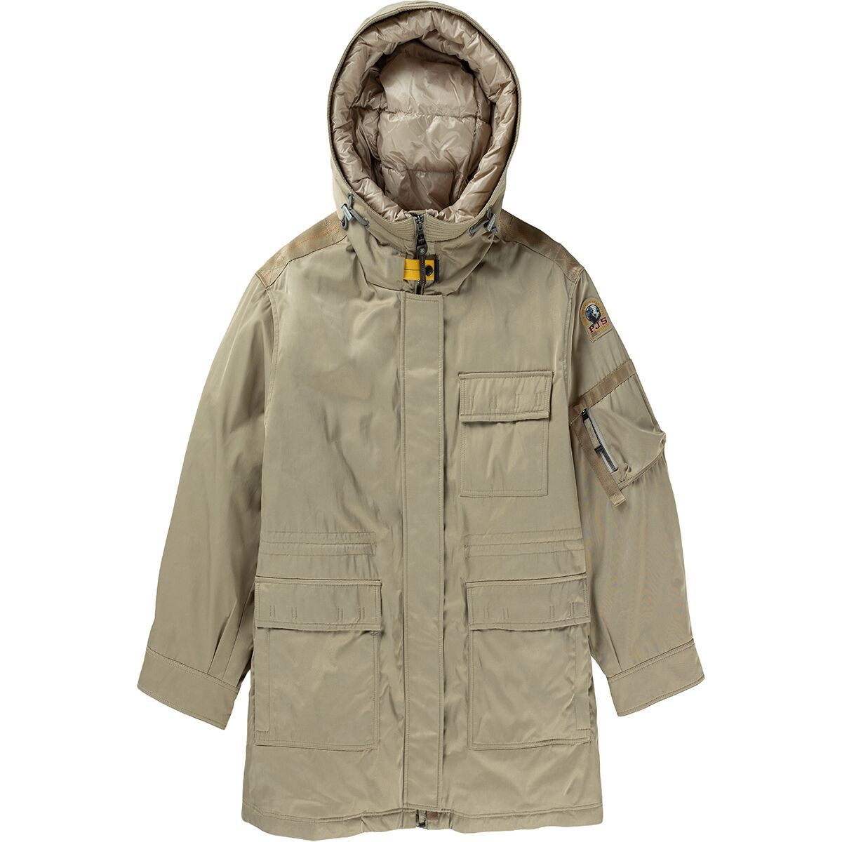 Image of Parajumpers Nettie Hooded Down Bomber - Women's Sun Kissed, S