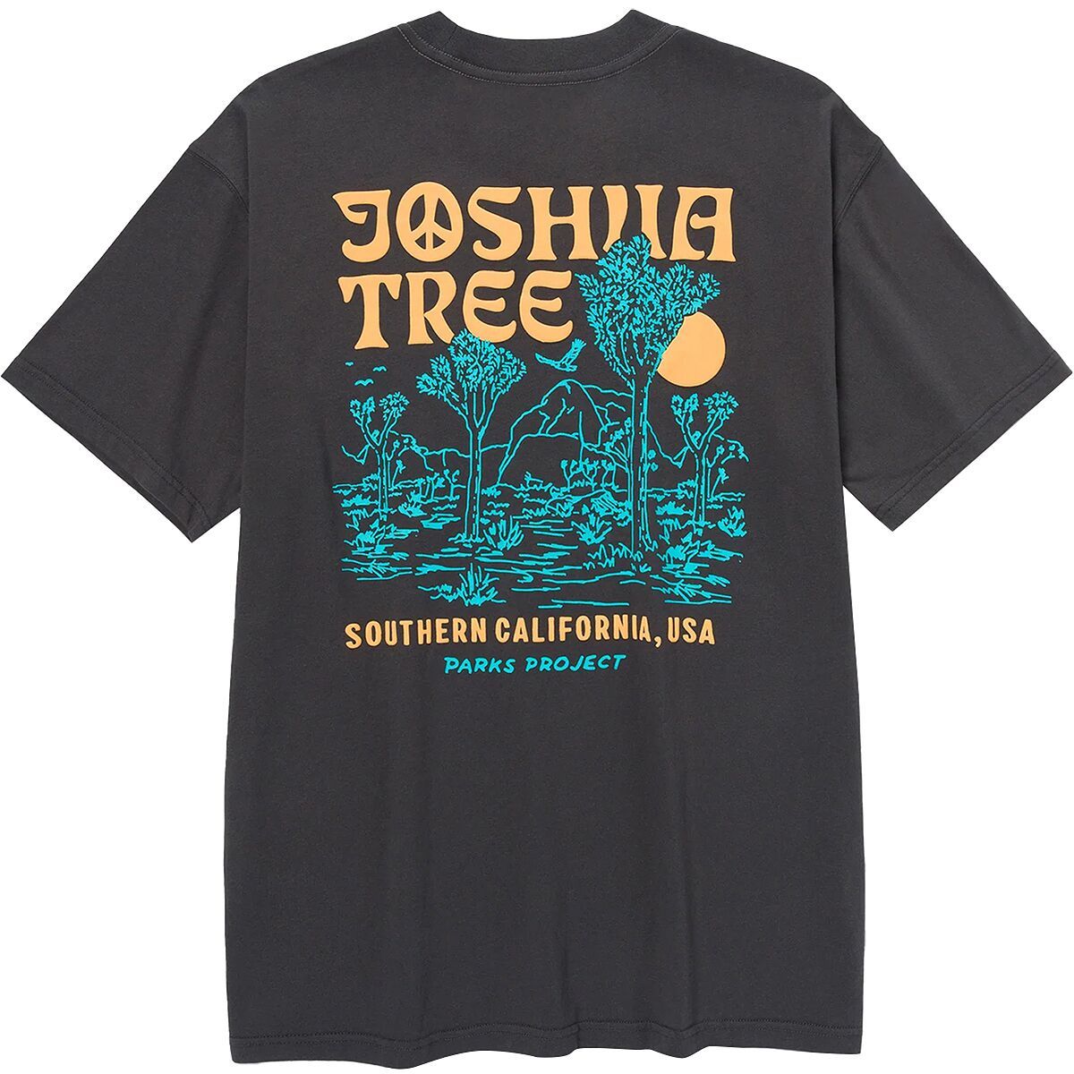 Image of Parks Project Joshua Tree Puff Print Pocket T-Shirt Vintage Black, XL