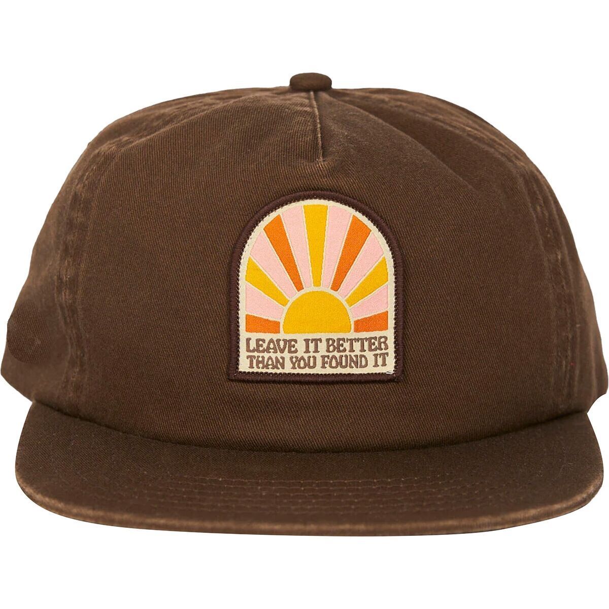 Image of Parks Project Leave it Better Sunrise Patch Hat Brown, One Size