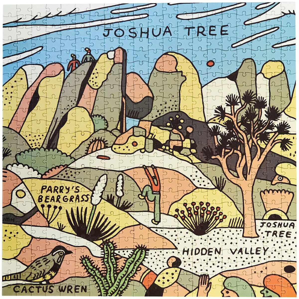 Parks Project Joshua Tree National Park 500 Piece Puzzle - Hike & Camp