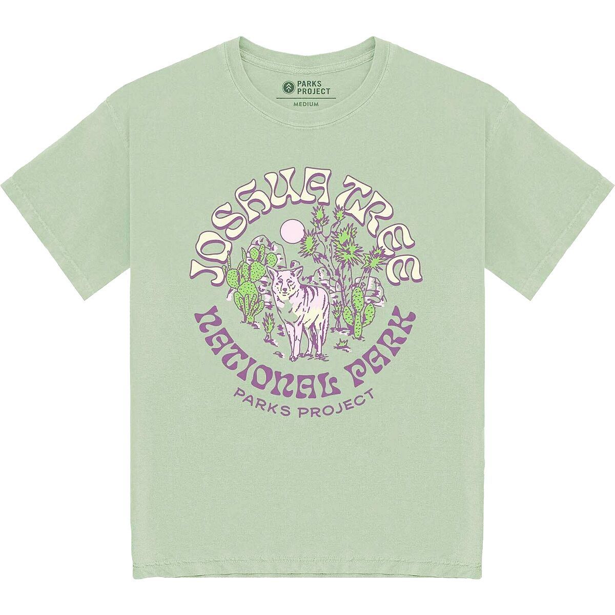 Parks Project Joshua Tree 90s Gift Shop T-Shirt Light Green, M