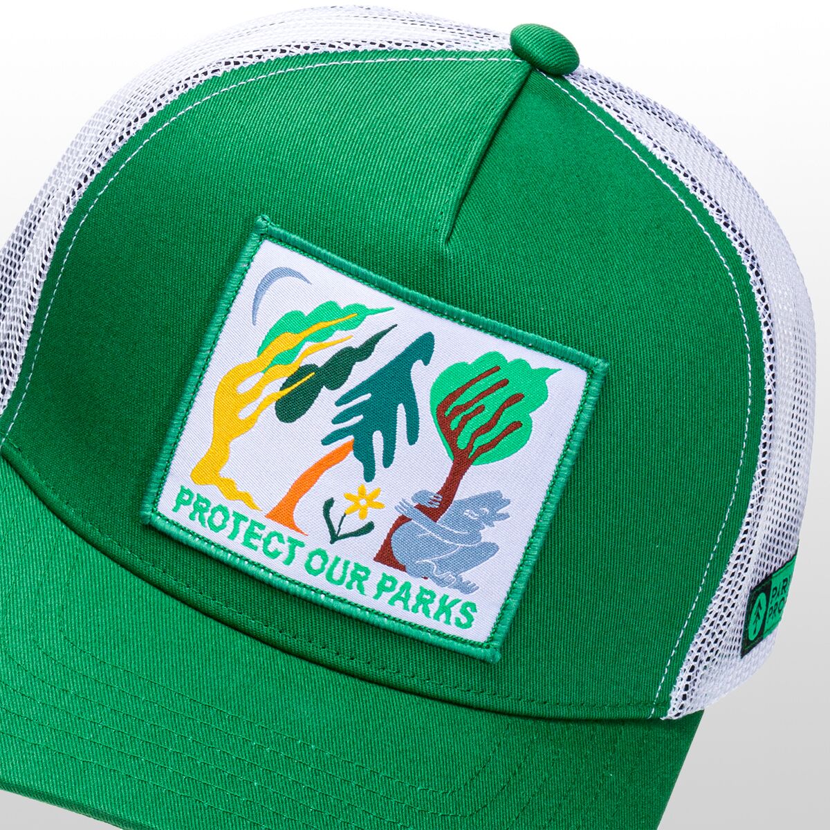 Parks Project Protect our Parks Tree Hugger Trucker Patch  display picture 1