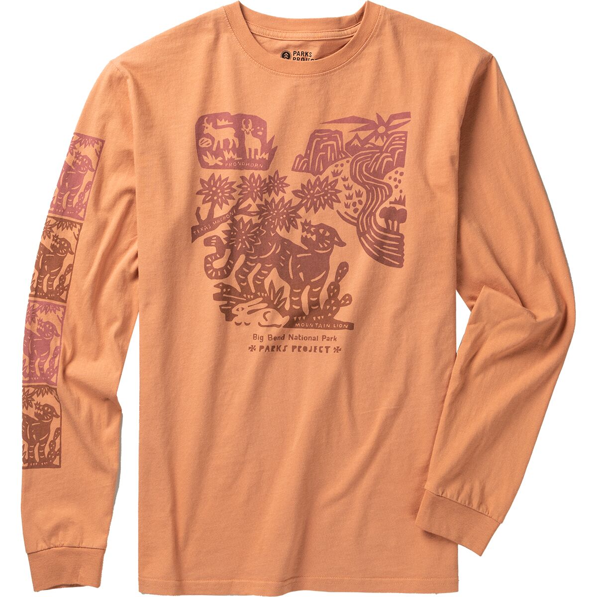 Parks Project Big Bend Woodcut Long-Sleeve T-Shirt - Men's product image