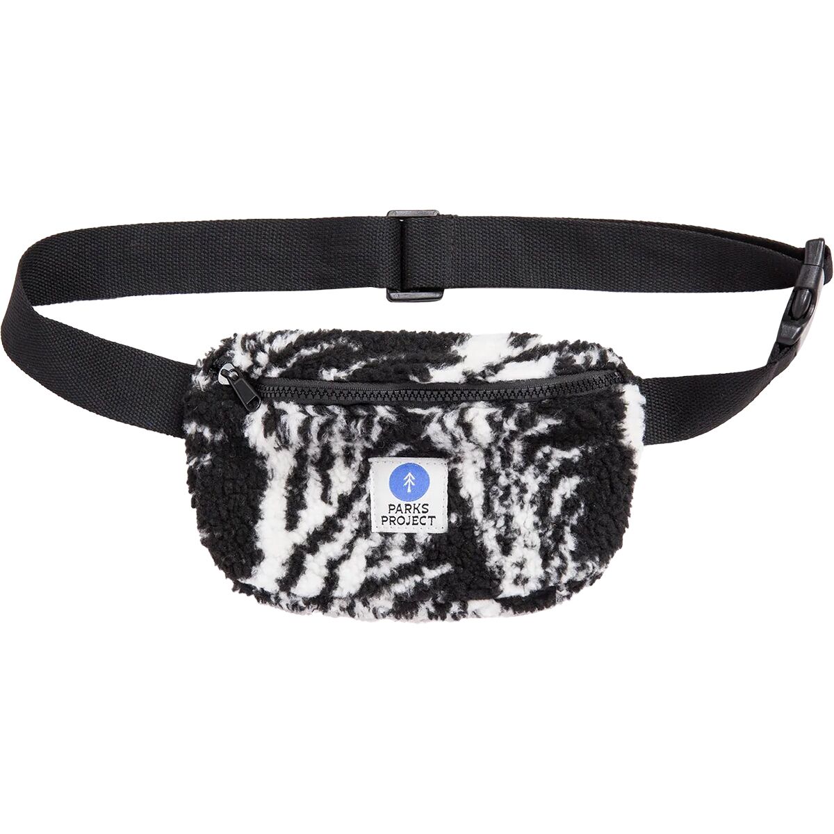 Parks Project Parks Project Acadia Waves Sherpa Fanny Pack Black/Natural, One Size