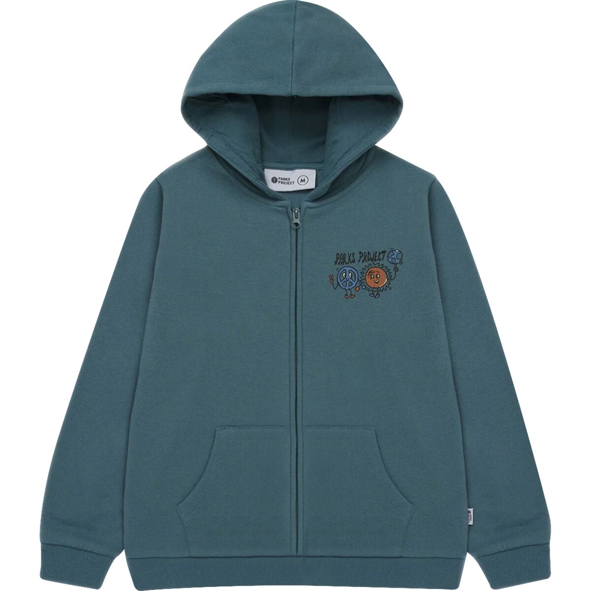 Parks Project Parks Project Let's Adventure Full-Zip Hoodie - Kids' Dusty Teal, L