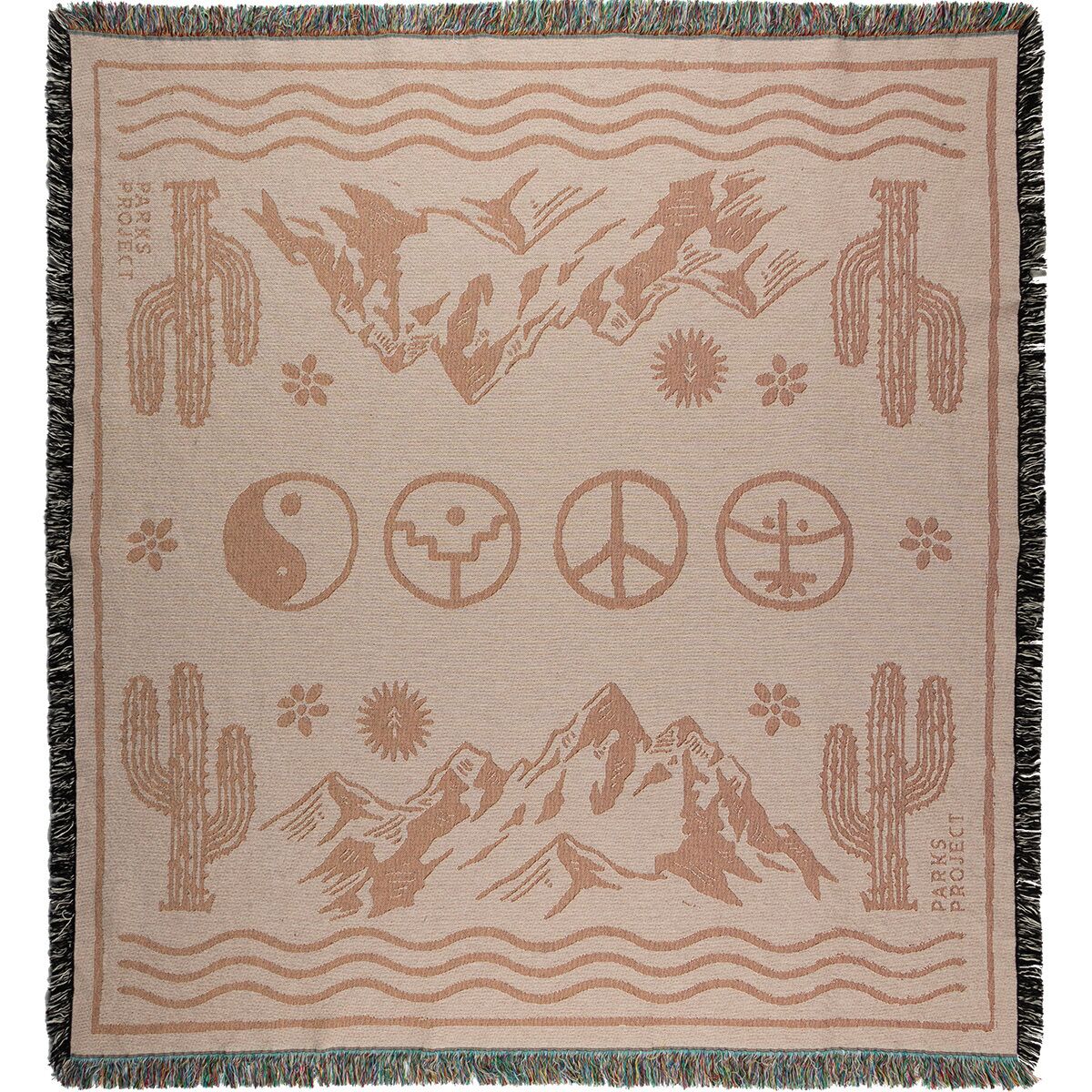 Parks Project Parks Project Beyond The Valley Woven Blanket Multi Color, One Size