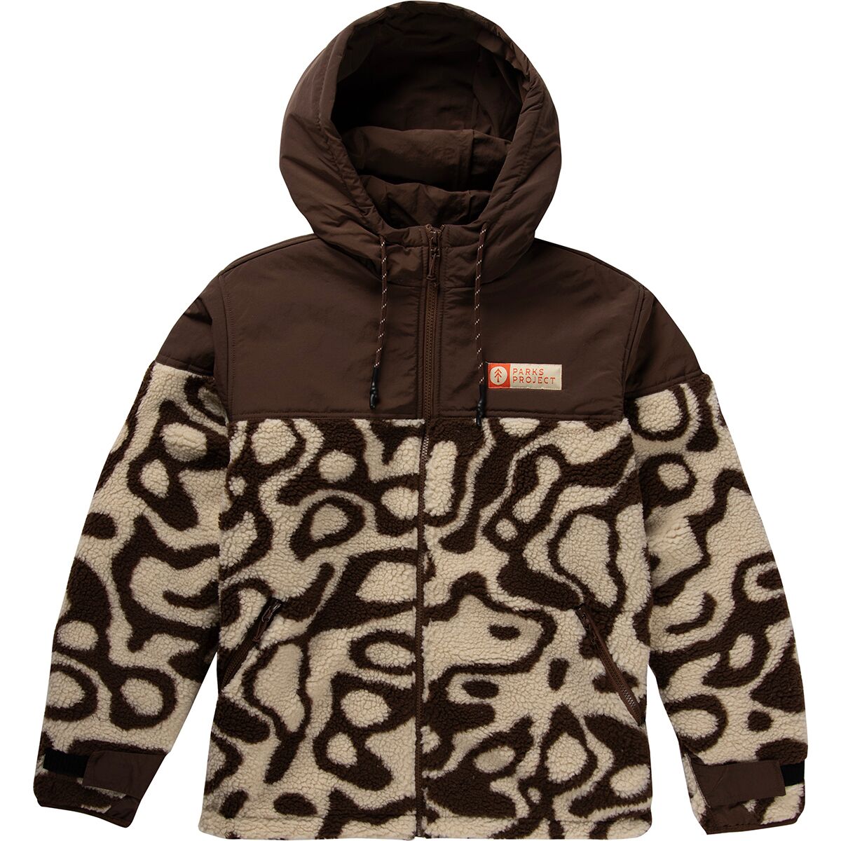 Parks Project Parks Project Yellowstone Geysers Sherpa Winter Jacket Brown, L