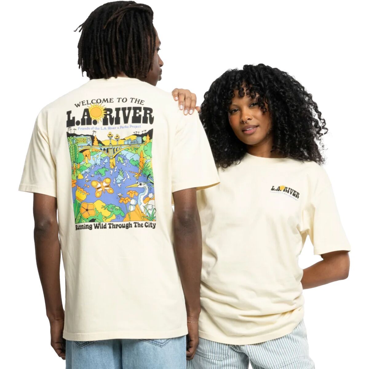 Parks Project Welcome to LA River T-Shirt Natural, L