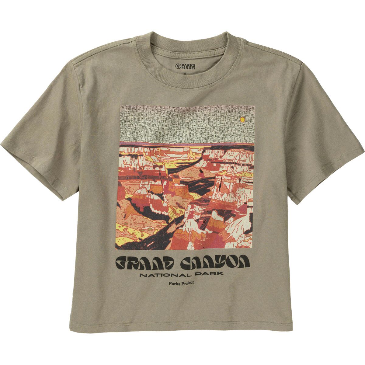 Parks Project Parks Project Grand Canyon Valley Boxy T-Shirt - Women's Mushroom Grey, XS