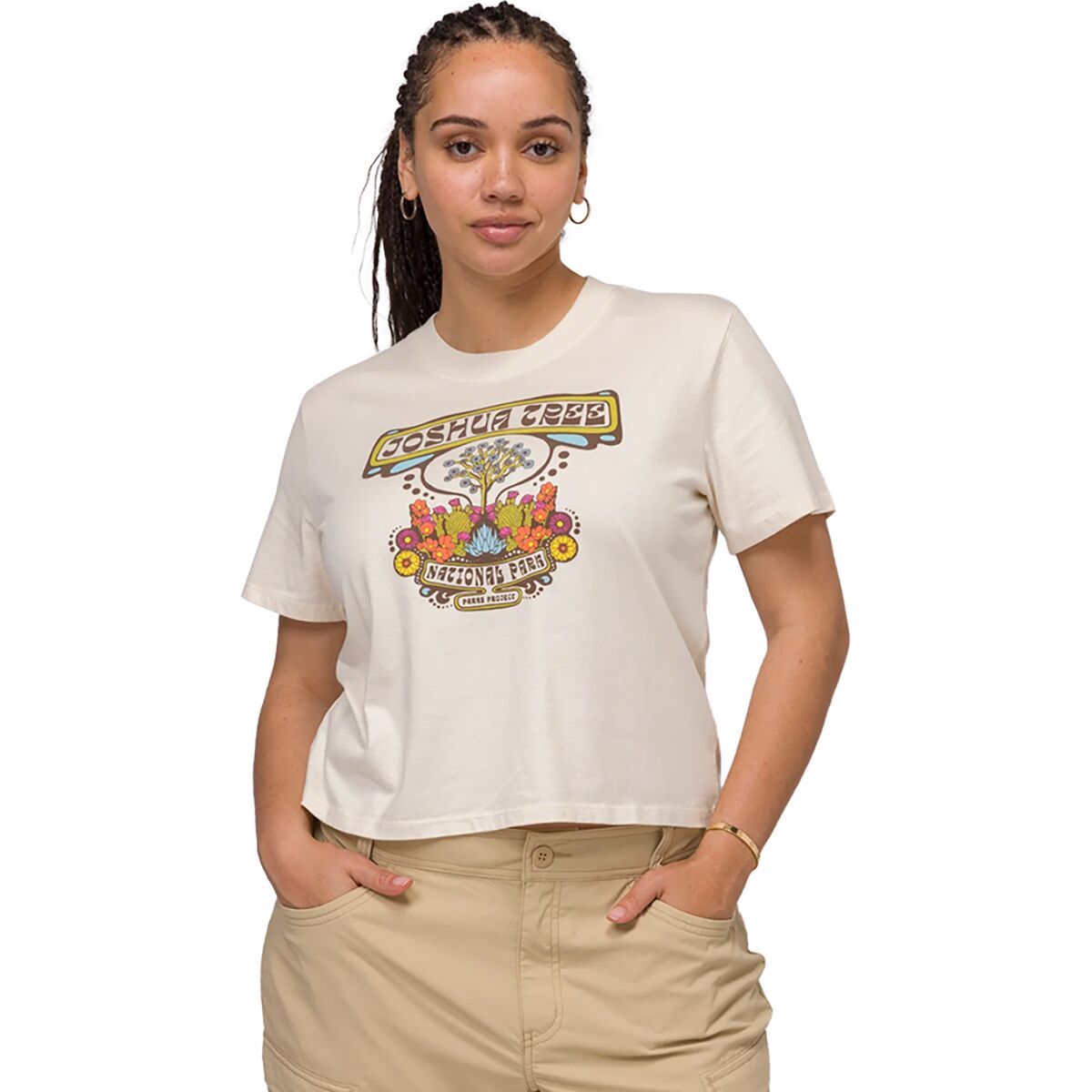 Parks Project Joshua Tree Trip Boxy T-Shirt - Women's Natural, M