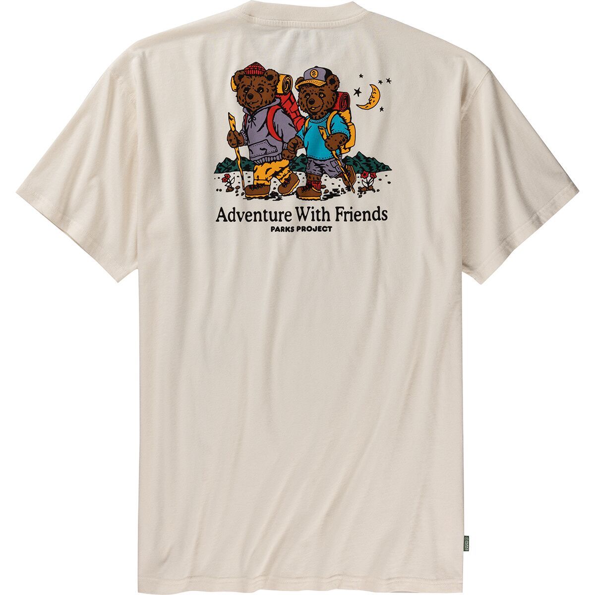 Parks Project Adventure With Friends Bears T-Shirt Natural, S