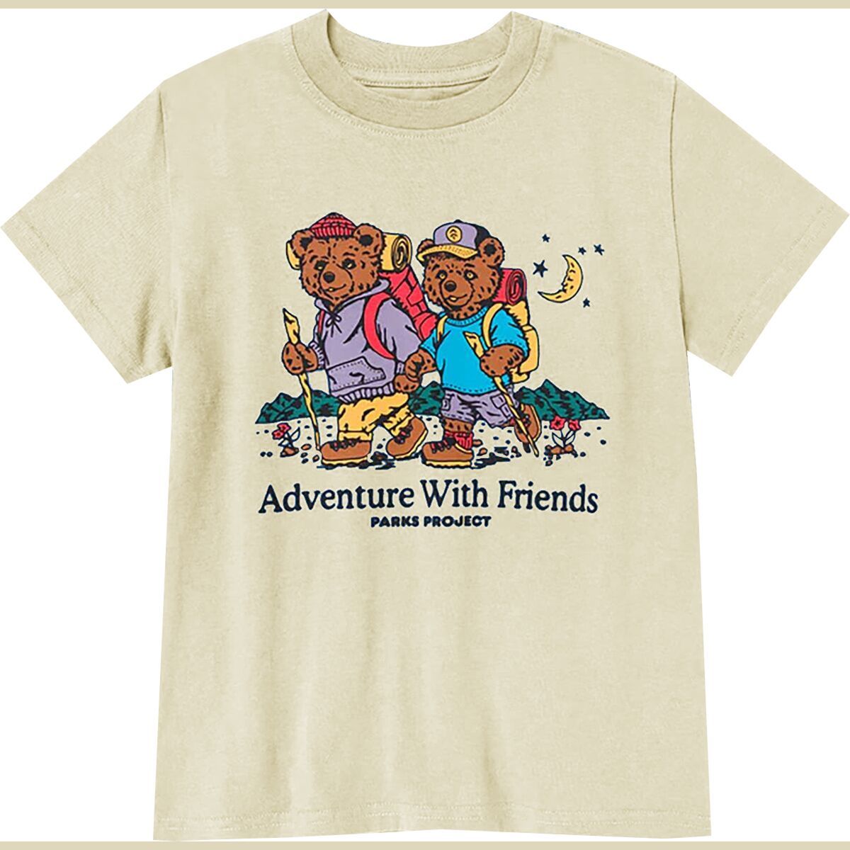 Parks Project Adventure With Friends Bears T-Shirt Natural