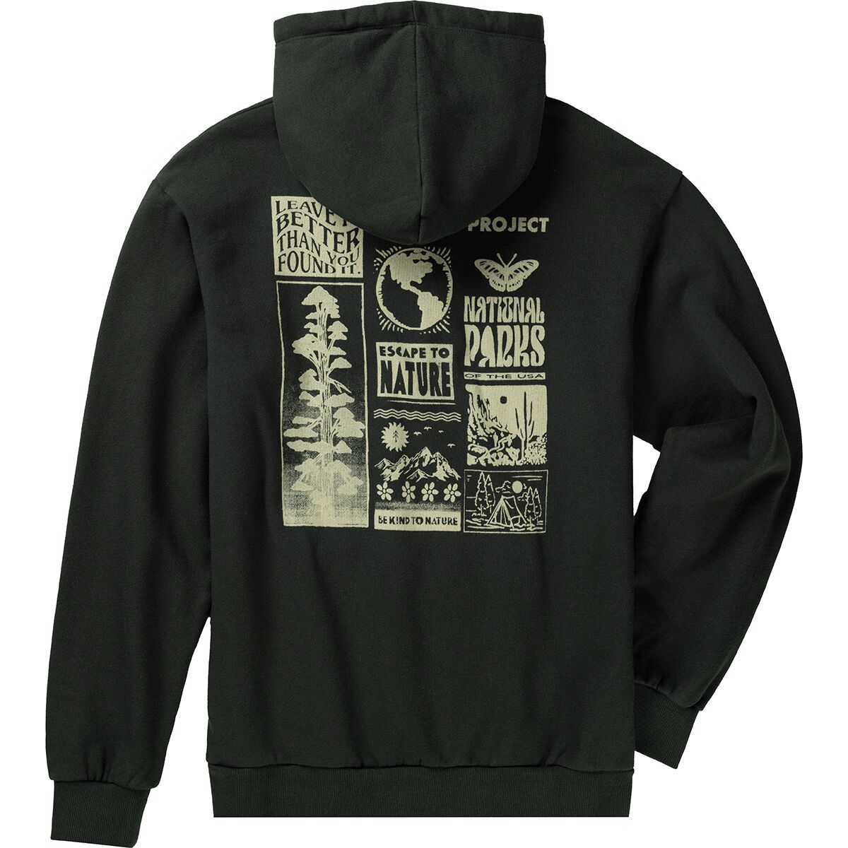 Parks Project Leave It Better Hoodie Vintage Black, S