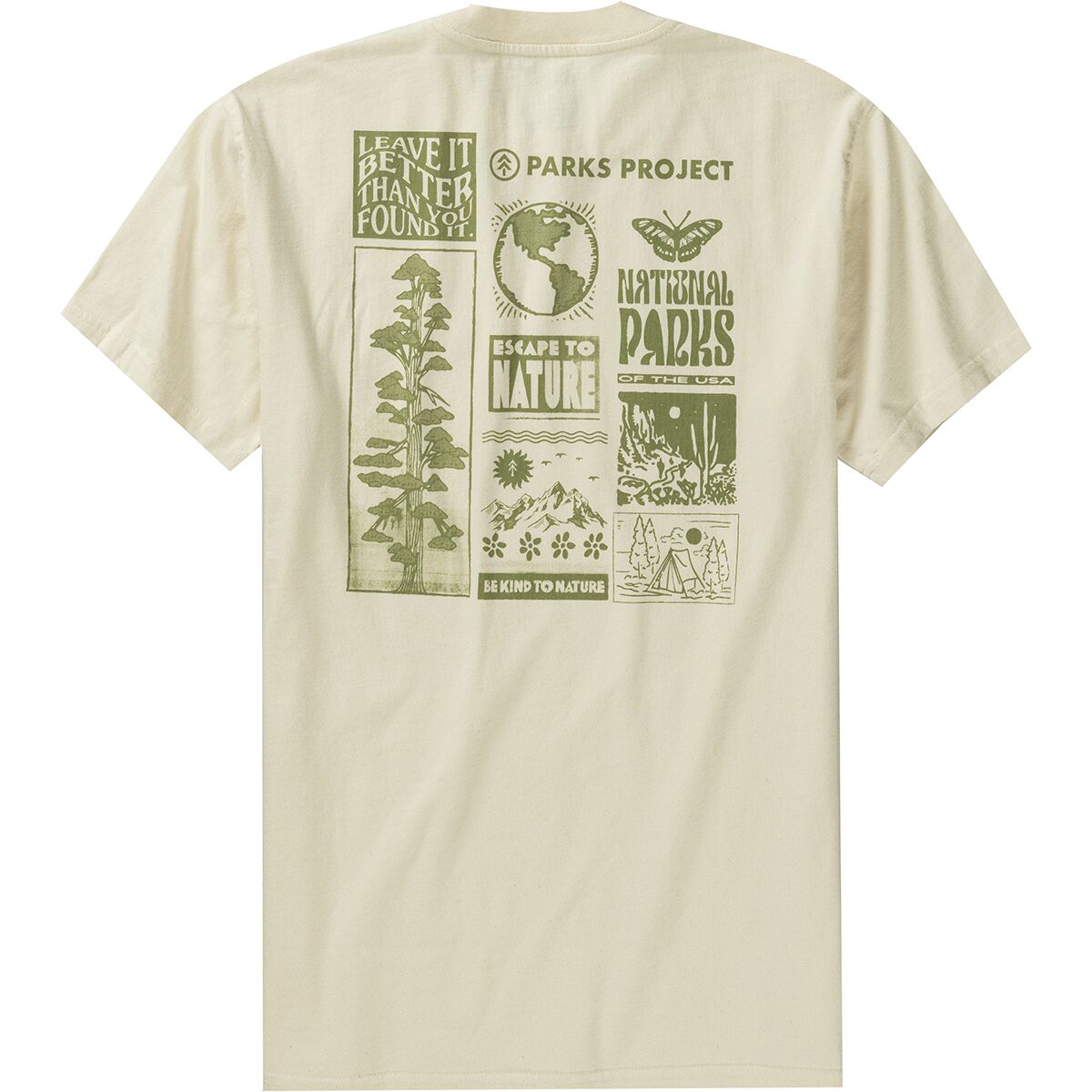 Image of Parks Project Leave It Better Pocket T-Shirt Natural, S