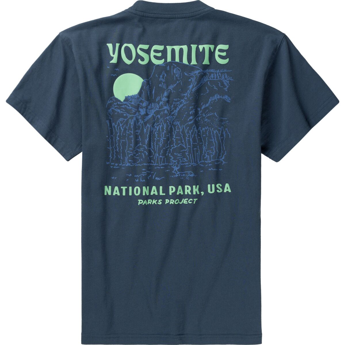 Parks Project Parks Project Yosemite Puff Print T-Shirt Blue Fog, L