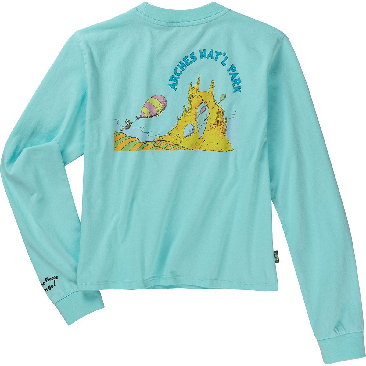 Parks Project X Dr. Seuss Arches Boxy Long-Sleeve T-Shirt - Women's Blueberry Milk, S