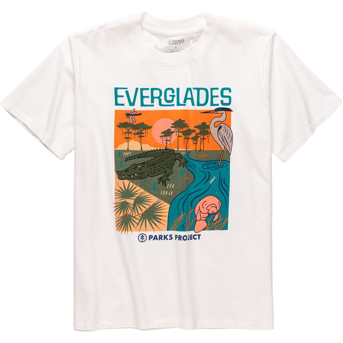 Image of Parks Project Everglades Tour Relaxed T-Shirt - Women's Marshmallow, M