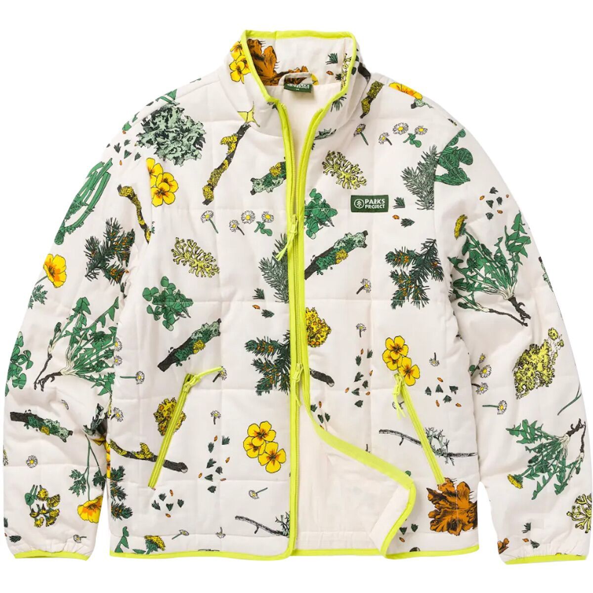 Parks Project Forest Forager Faux Shearling Jacket Cream, L