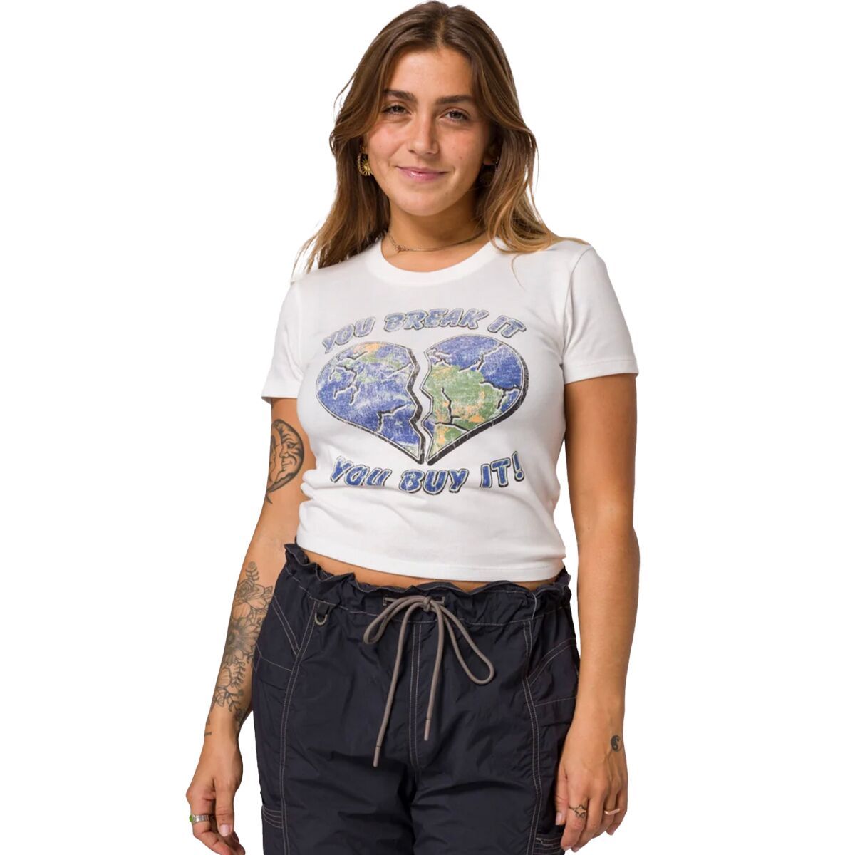 Image of Parks Project You Break It Mini T-Shirt - Women's Marshmallow, S