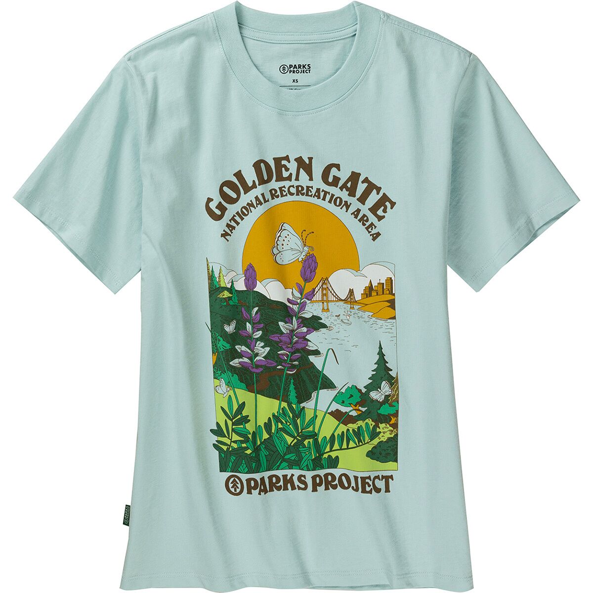 Image of Parks Project San Francisco Relaxed T-Shirt - Women's Light Blue, XS
