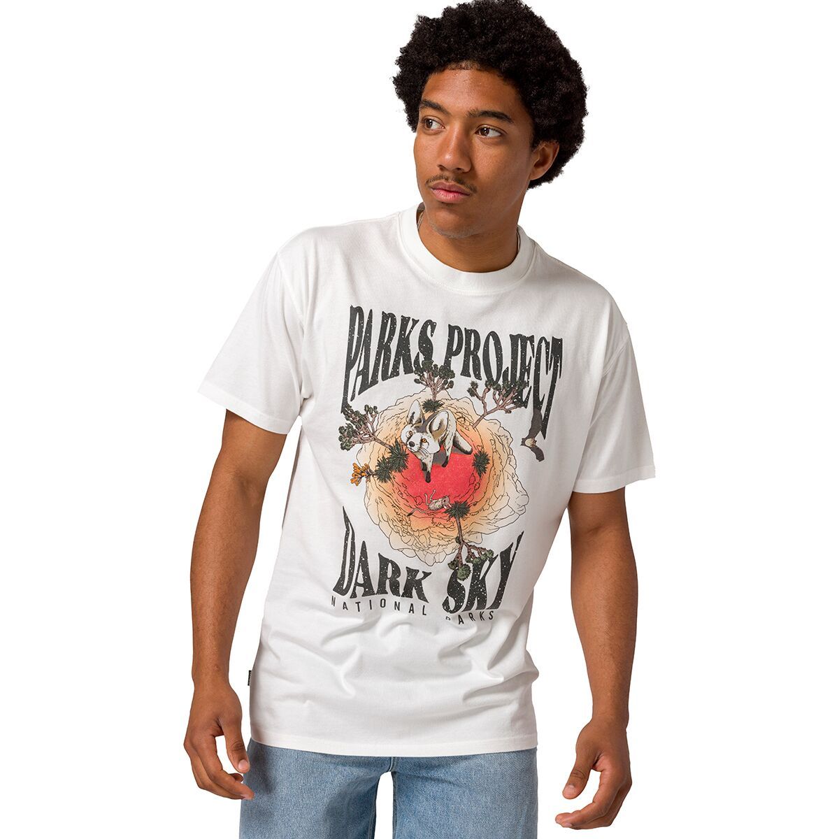 Parks Project Joshua Tree Dark Sky T-Shirt - Men's Marshmallow, XXL