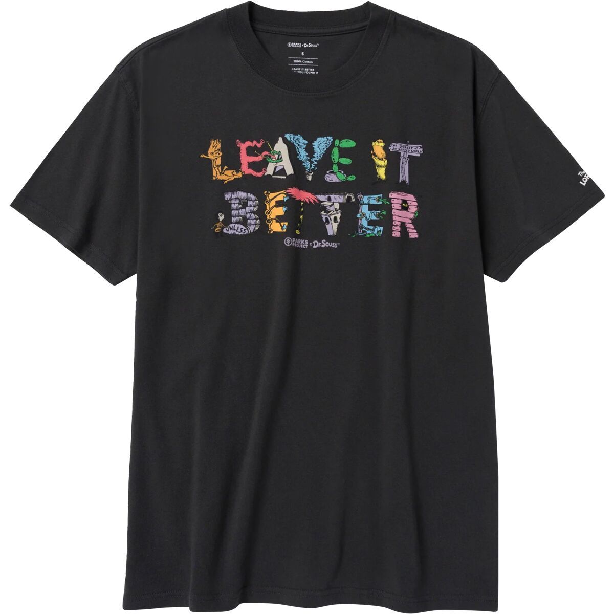 Parks Project x Lorax Leave It Better T-Shirt Vintage Black, L