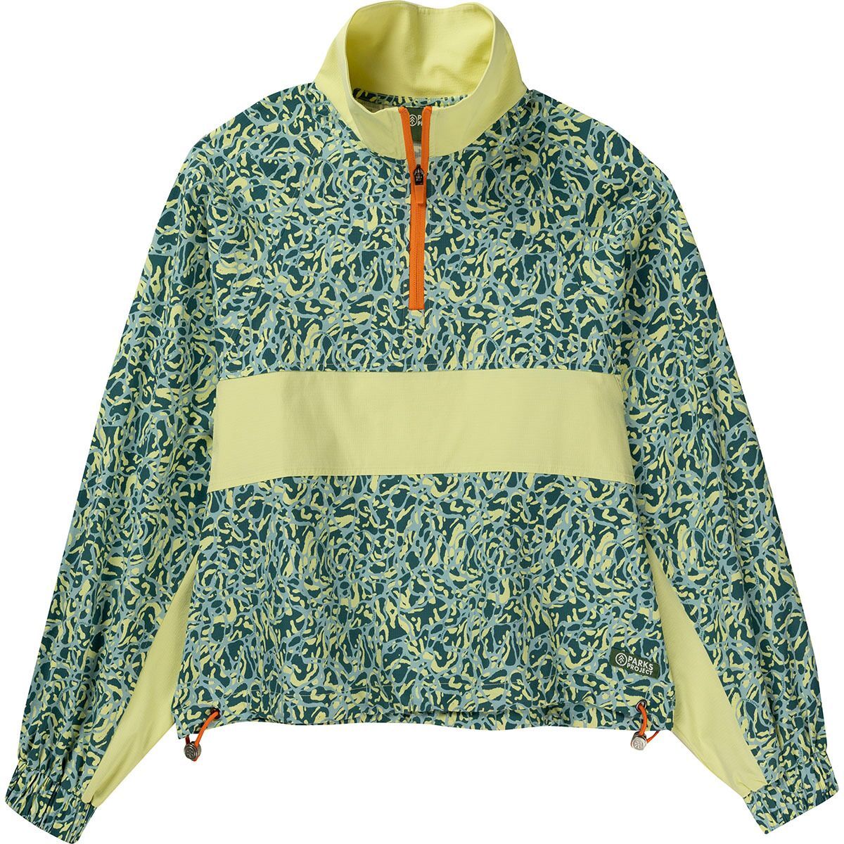 Parks Project New River Flow 1/4- Zip Windbreaker - Women's Multi Color, XS