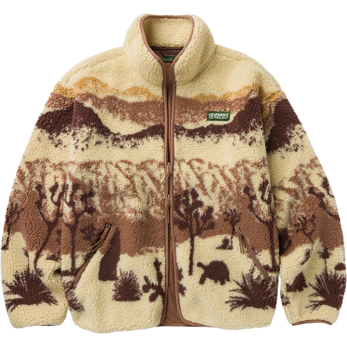 Image of Parks Project Joshua Tree Full-Zip High Pile Fleece Jacket Sand, L