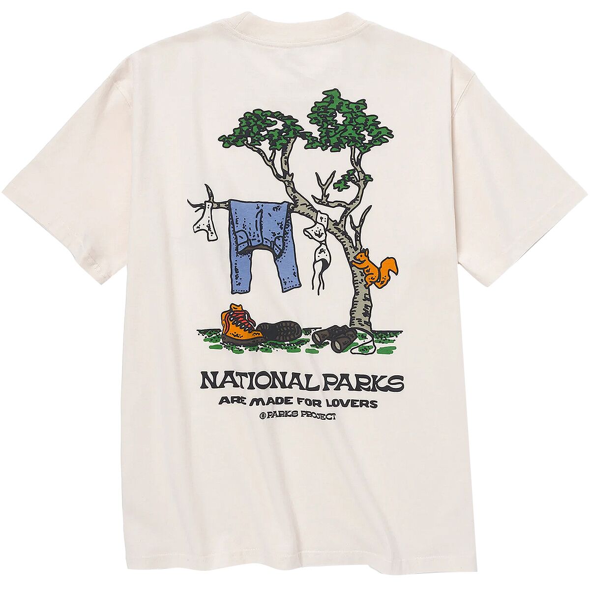 Image of Parks Project Park Lovers T-Shirt Raw Natural, S