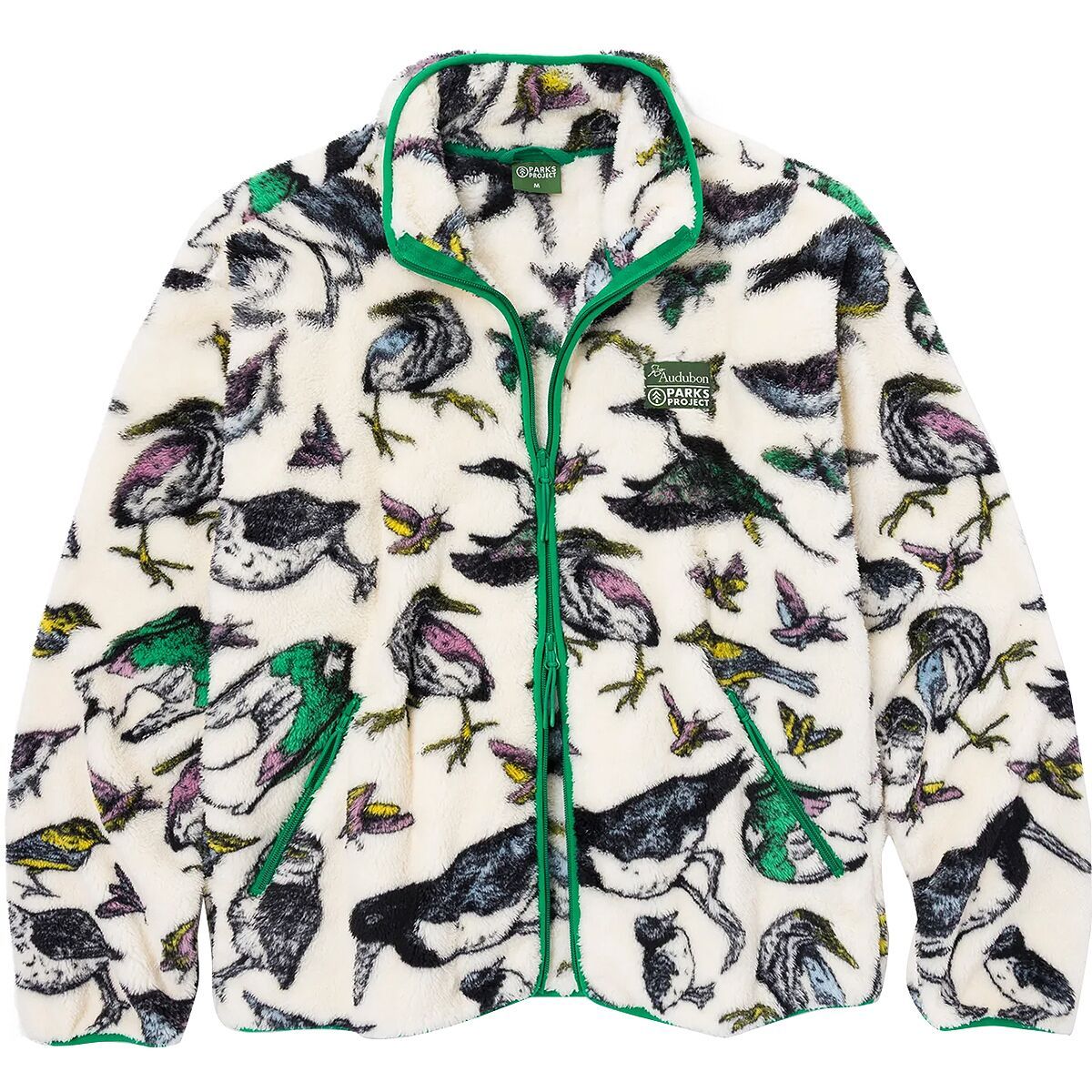 Image of Parks Project x Audubon Faux Shearling Jacket Marshmallow, L