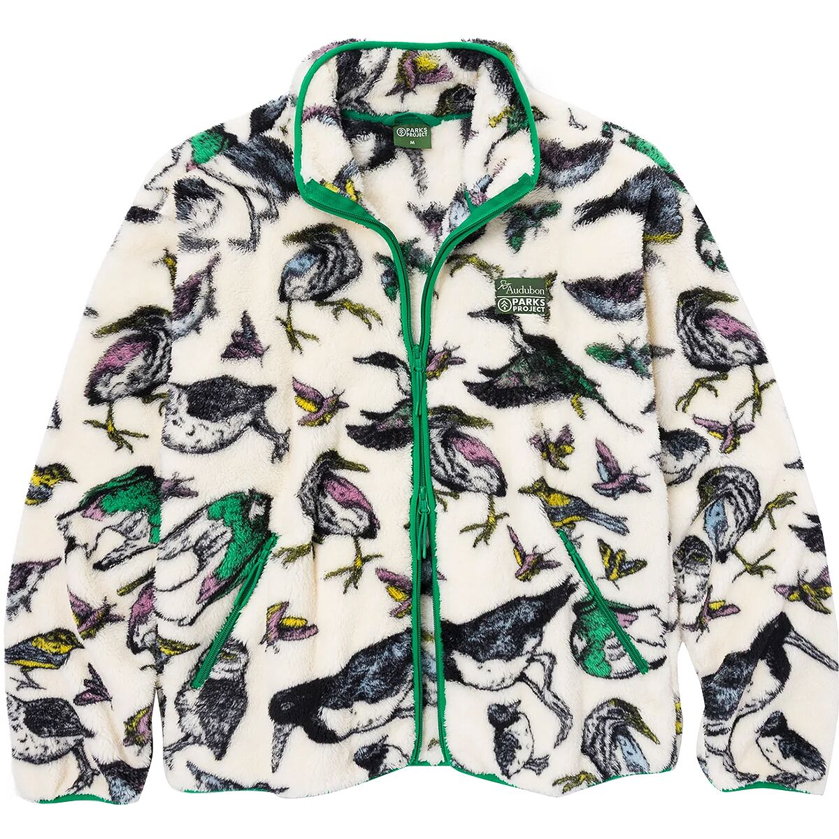 Image of Parks Project x Audubon Faux Shearling Jacket Marshmallow, M