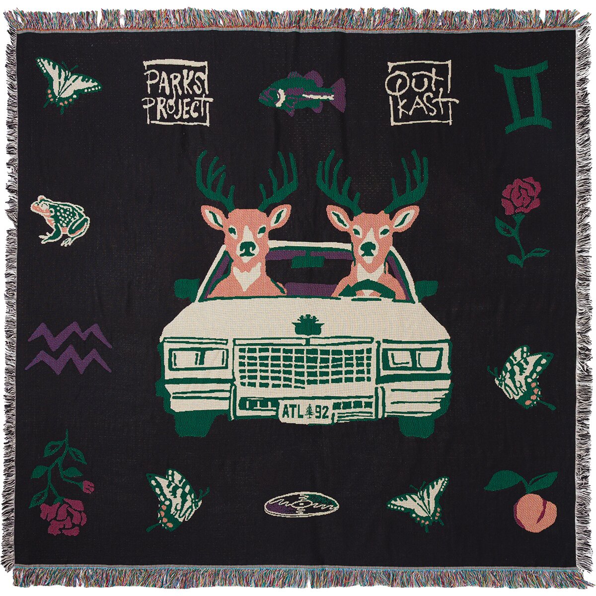 Parks Project Parks Project Outkast X Parks Project Woven Blanket Vintage Black, One Size - $120.00 at Backcountry.com