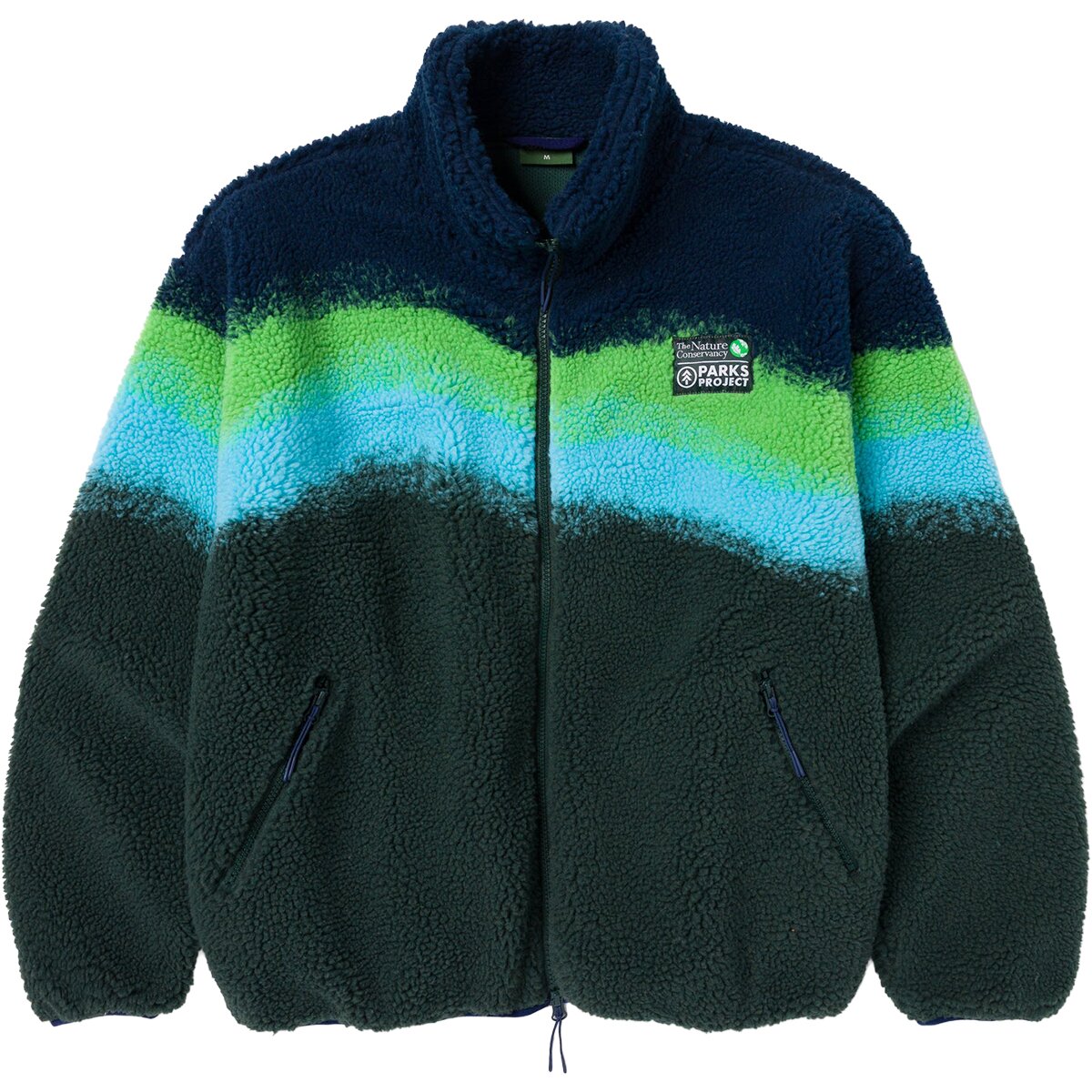 Image of Parks Project x The Nature Conservancy Full-Zip High Pile Fleece Jacket Multi Color, L