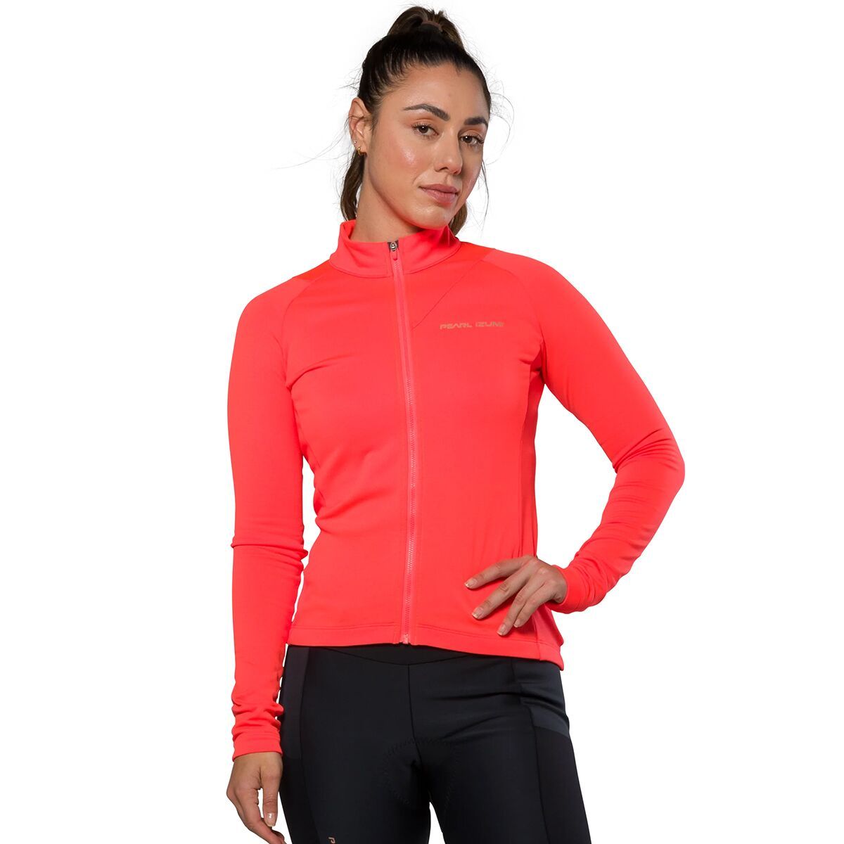 Image of PEARL iZUMi Attack Thermal Jersey - Women's Fiery Coral, XL