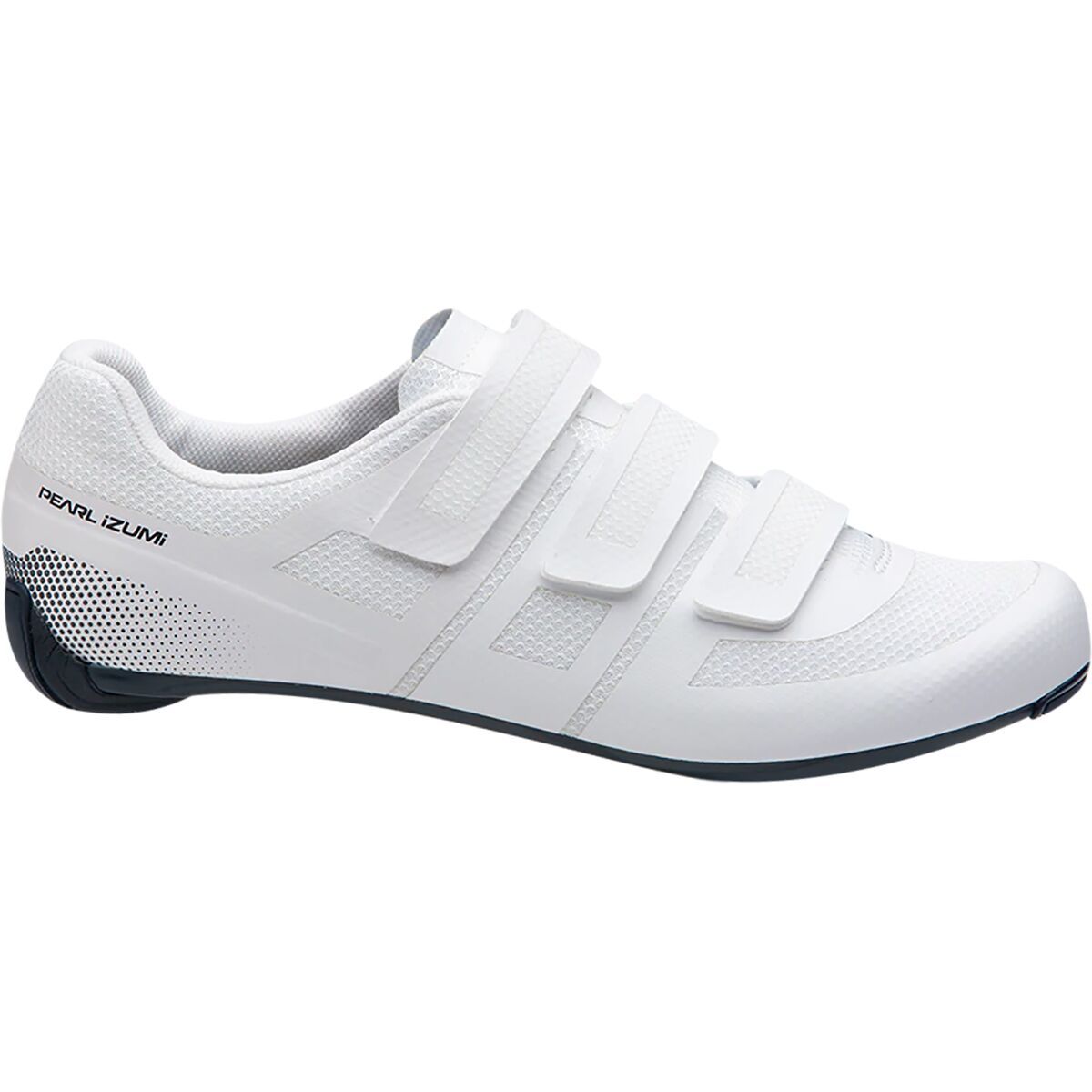 Image of PEARL iZUMi Quest Road Cycling Shoe - Men's White/Navy, 49.0