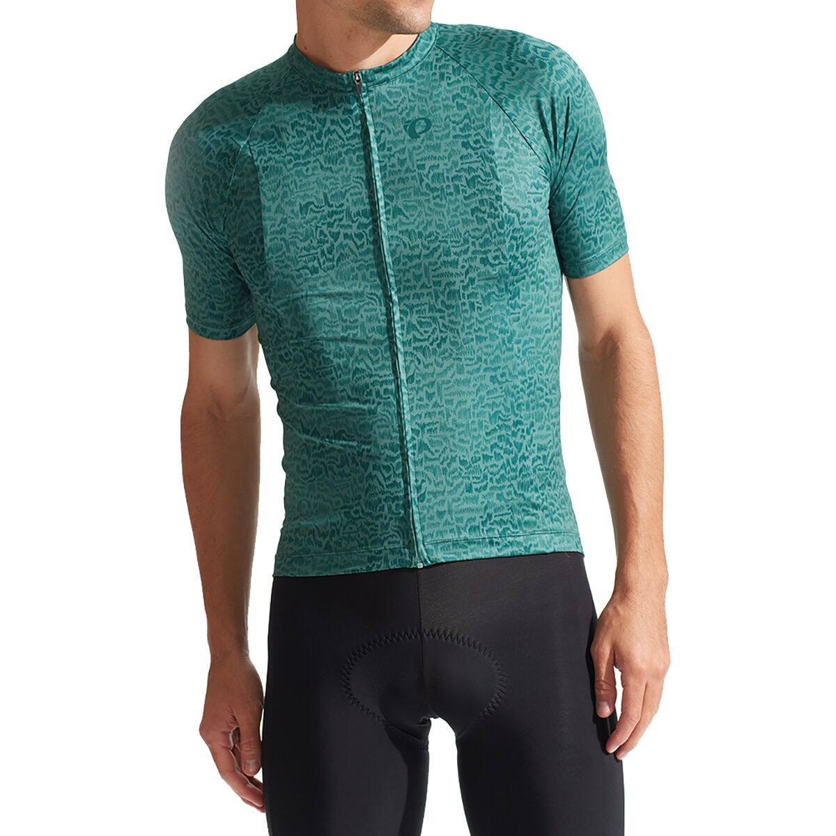 PEARL iZUMi Interval Jersey - Men's Pine/Pale Pine Scrib, M