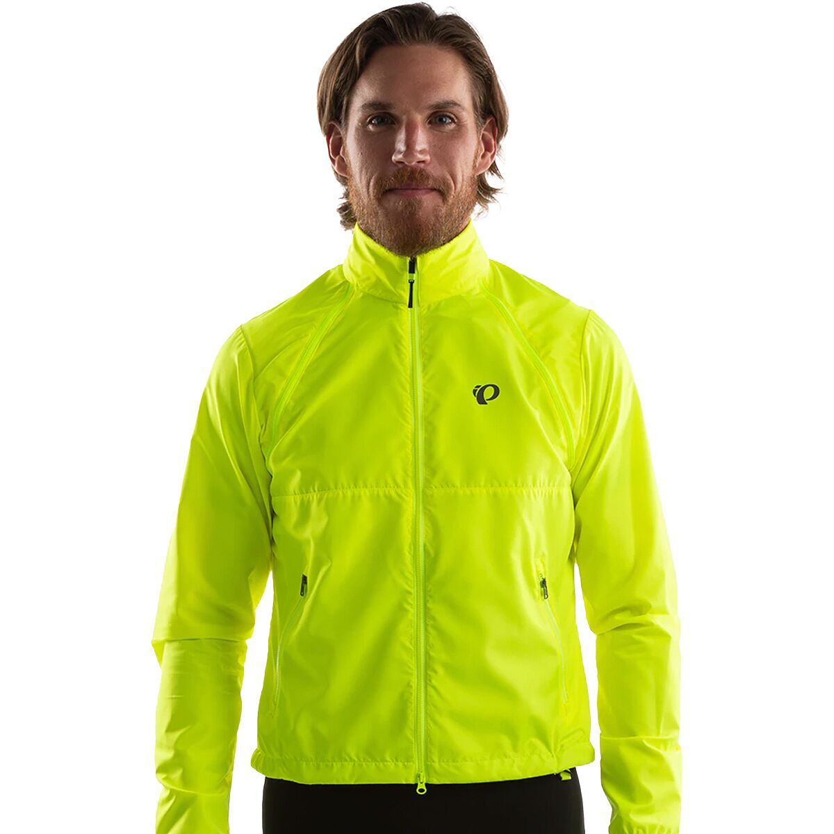Image of PEARL iZUMi Quest Barrier Convertible Jacket - Men's Screaming Yellow, M