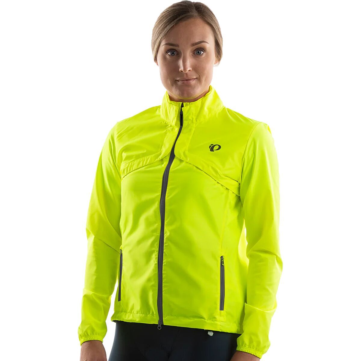 Image of PEARL iZUMi Quest Barrier Convertible Jacket - Women's Screaming Yellow/Turbulence, S