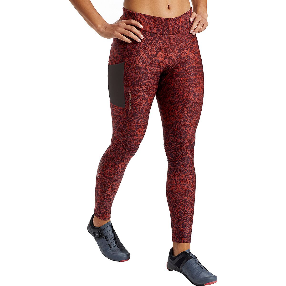 Image of PEARL iZUMi Sugar Thermal Cycling Tight - Women's Dark Ink/Adobe Pomme, S