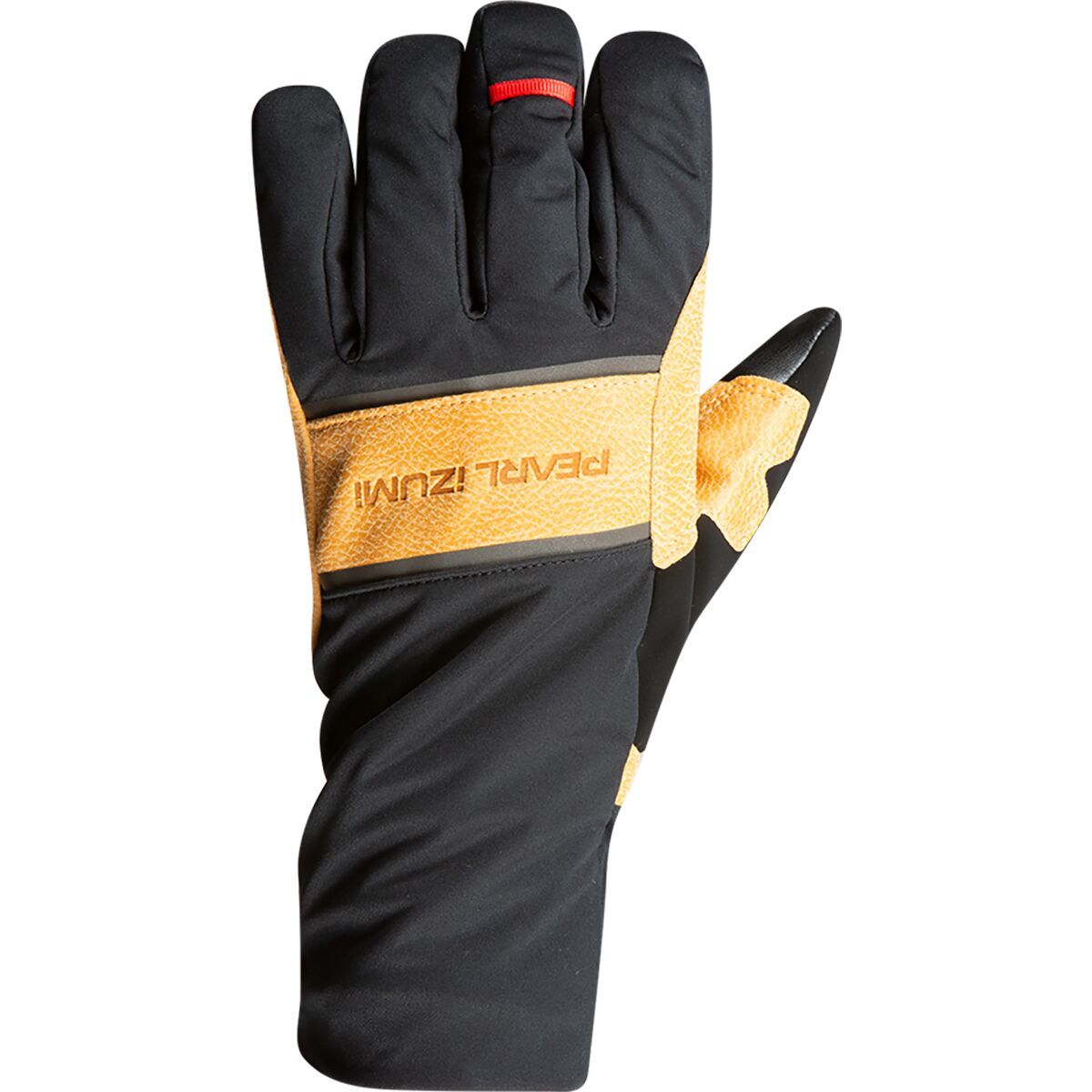 Image of PEARL iZUMi AMFIB Gel Glove - Men's Black/Dark Tan, L