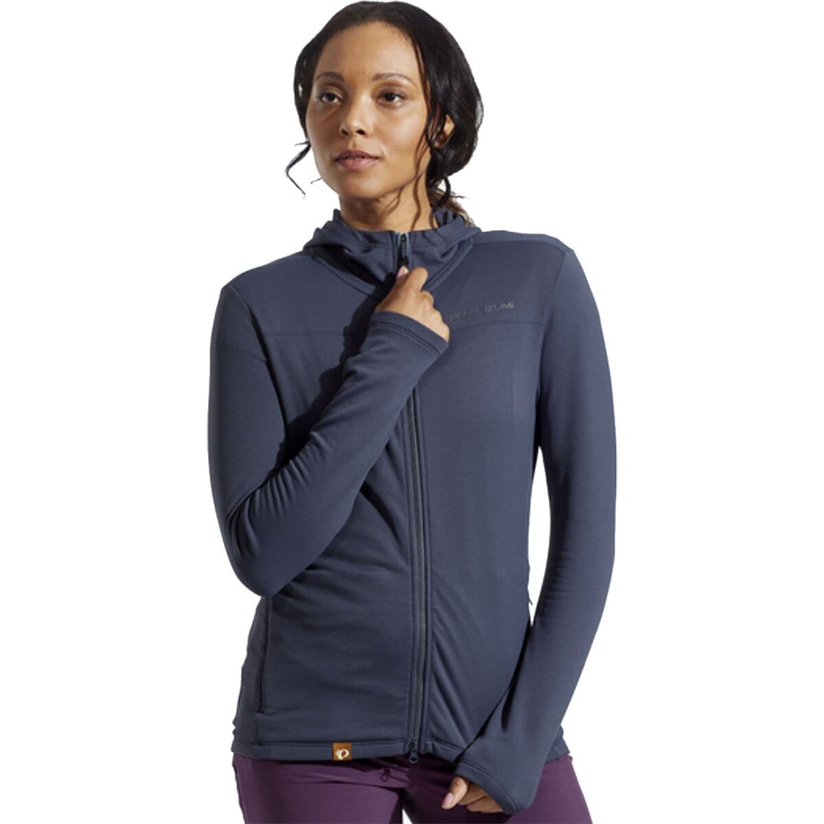 Image of PEARL iZUMi Summit Hooded Thermal Jersey - Women's Dark Ink, M