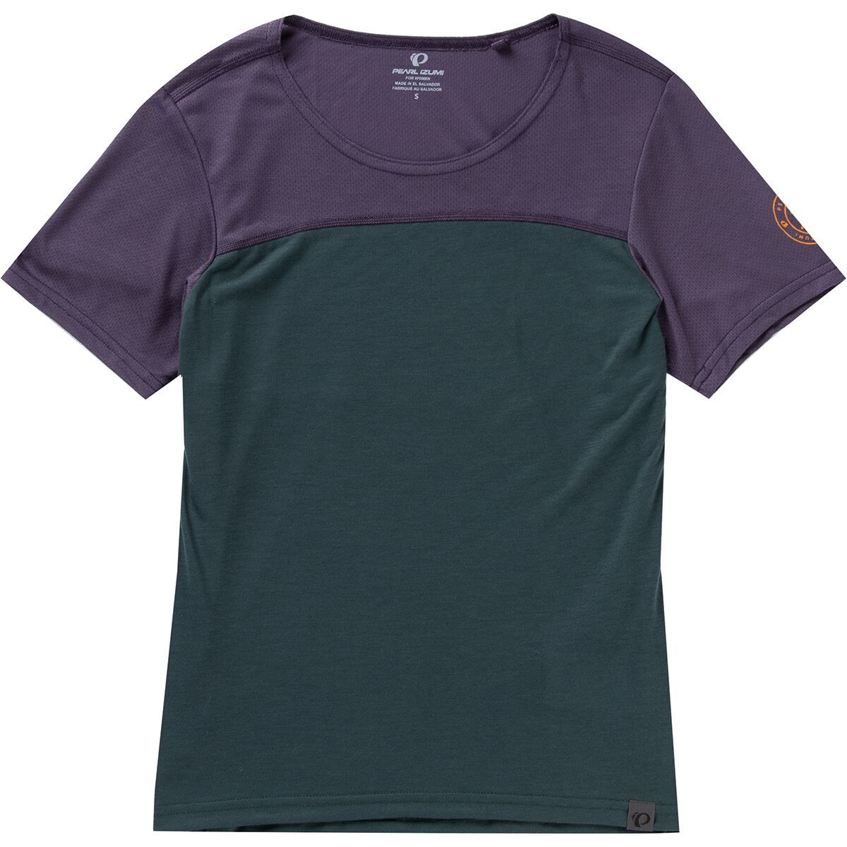 PEARL iZUMi Canyon Short-Sleeve Jersey - Women's Nightshade/Camp Green Trail, XS