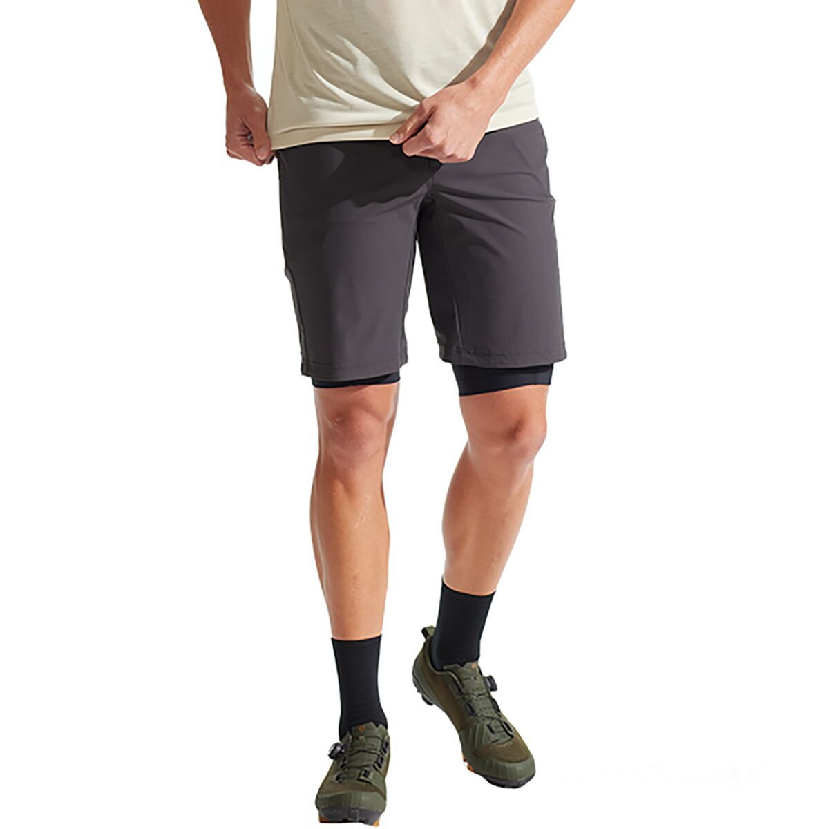 Image of PEARL iZUMi Expedition Shell Short - Men's Phantom, 38