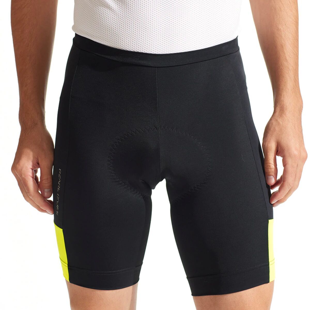 PEARL iZUMi Quest Short - Men's Black/Screaming Yellow, XXL