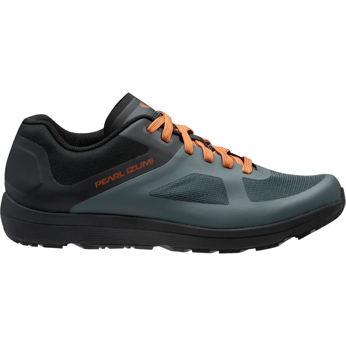 Image of PEARL iZUMi Canyon SPD Mountain Bike Shoe - Men's Black/Urban Sage, 43.0