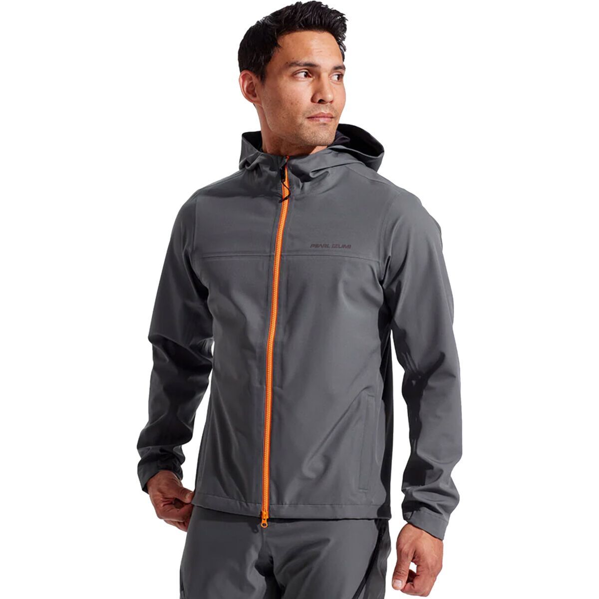 Image of PEARL iZUMi Summit WxB 3L Rain Jacket - Men's Urban Sage/Sunfire, M