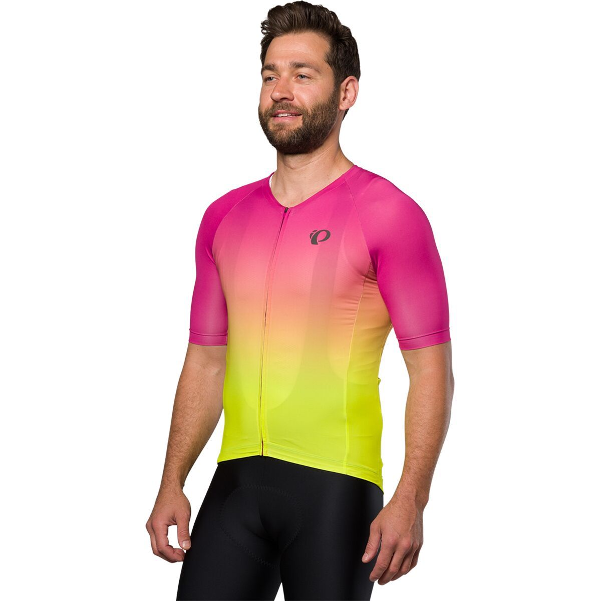 Image of PEARL iZUMi Attack Air Jersey - Men's Screaming Yellow Gradient, XXL